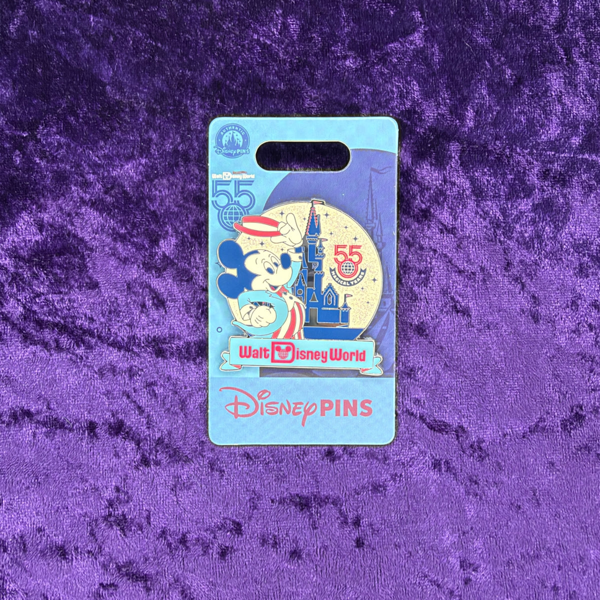 Mickey Mouse Walt Disney World 55 Magical Years Pin | Disney Parks