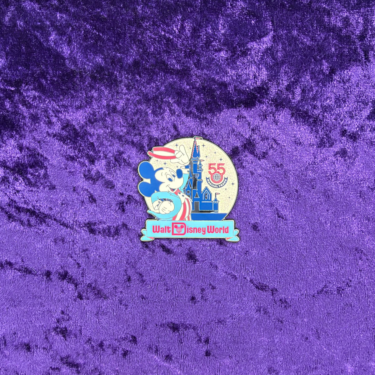 Mickey Mouse Walt Disney World 55 Magical Years Pin | Disney Parks