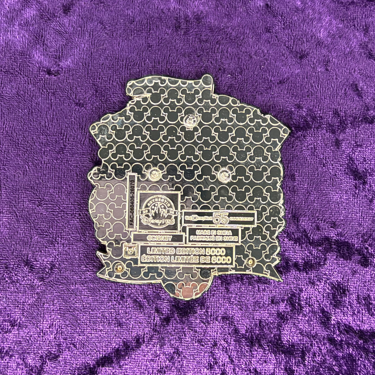 Walt Disney World 55 Magical Years Mini Jumbo Pin | LE 5000 | Boxed