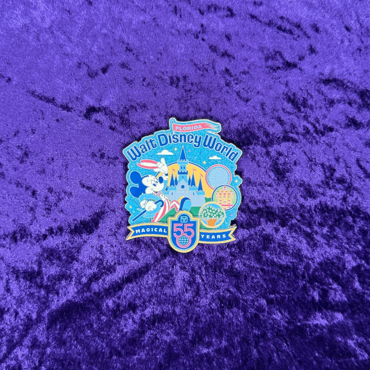 Walt Disney World 55 Magical Years Mini Jumbo Pin | LE 5000 | Boxed