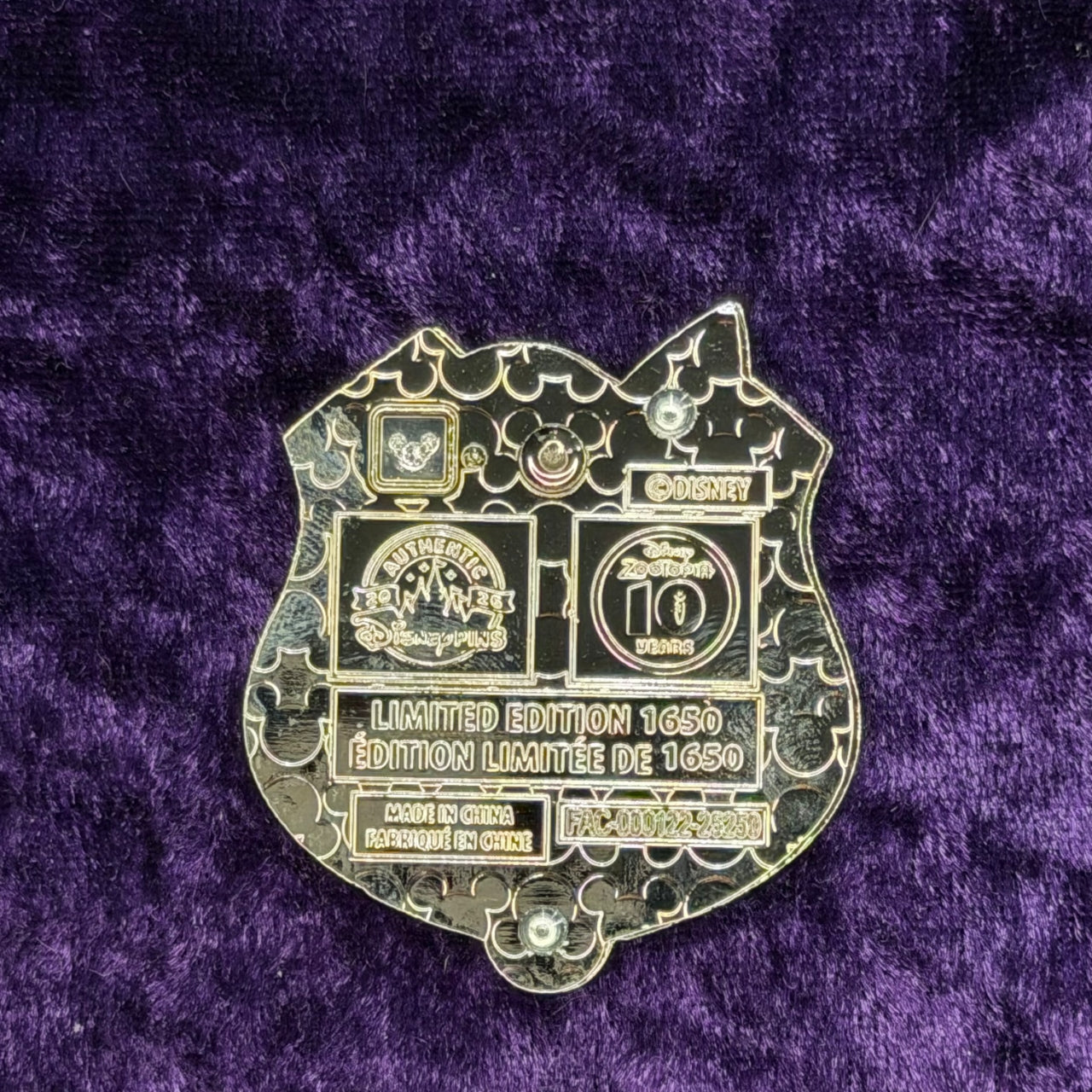 Zootopia 10th Anniversary 3-Pin Set | Disney Limited Edition