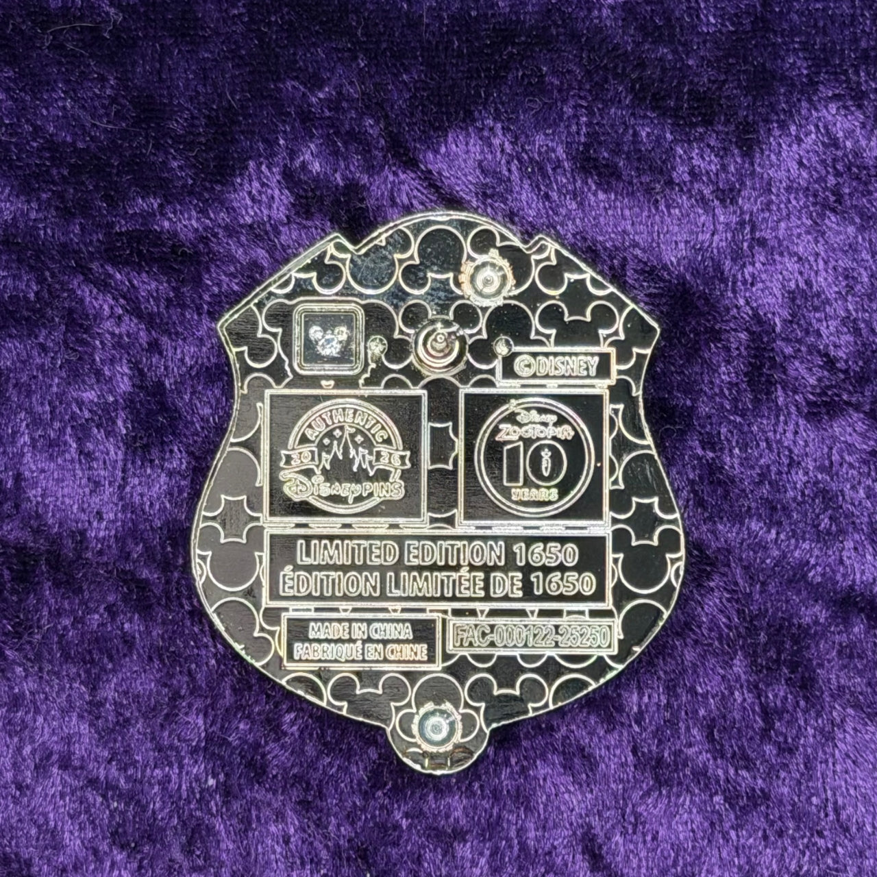 Zootopia 10th Anniversary 3-Pin Set | Disney Limited Edition