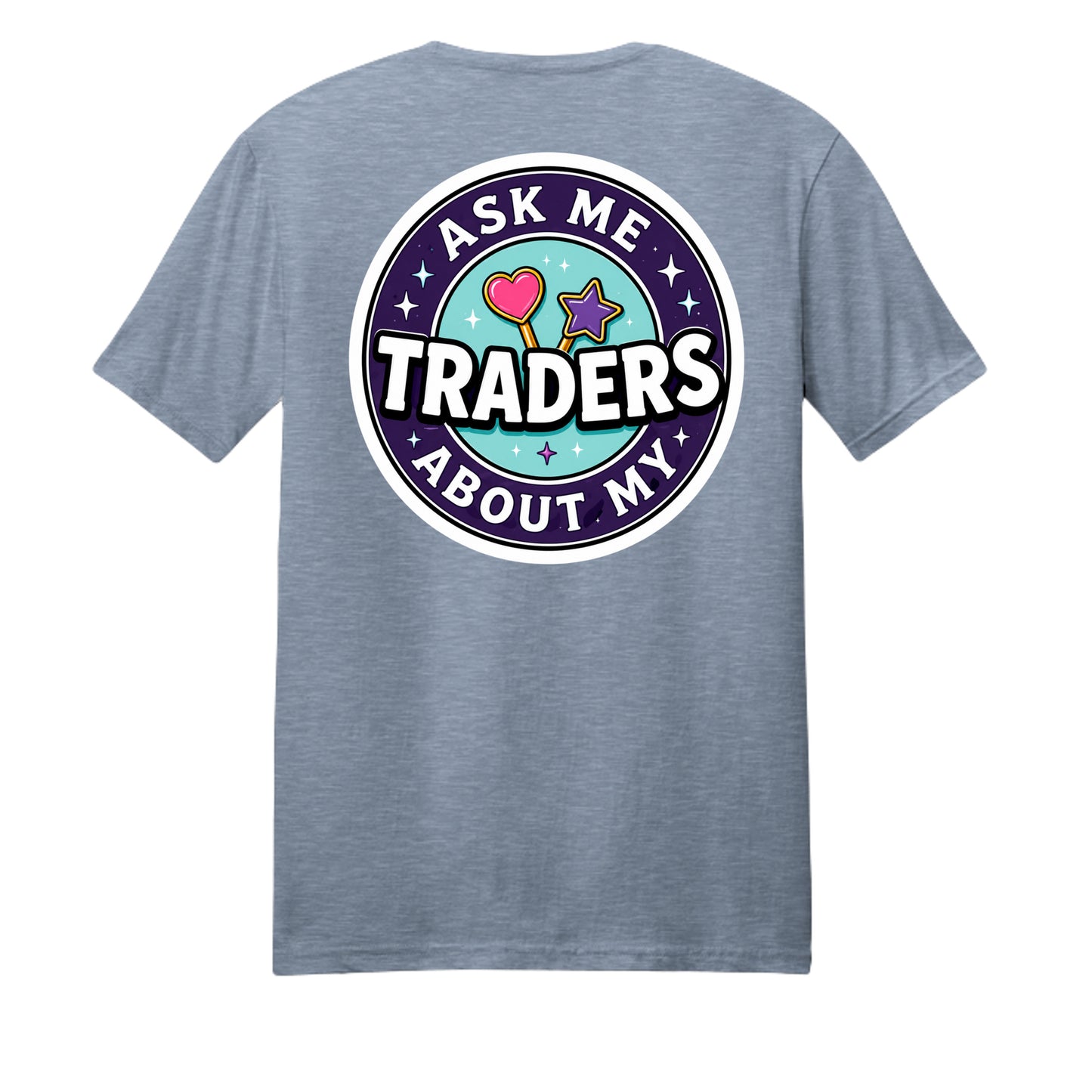 Flint Blue Heather - DM108 - BACK