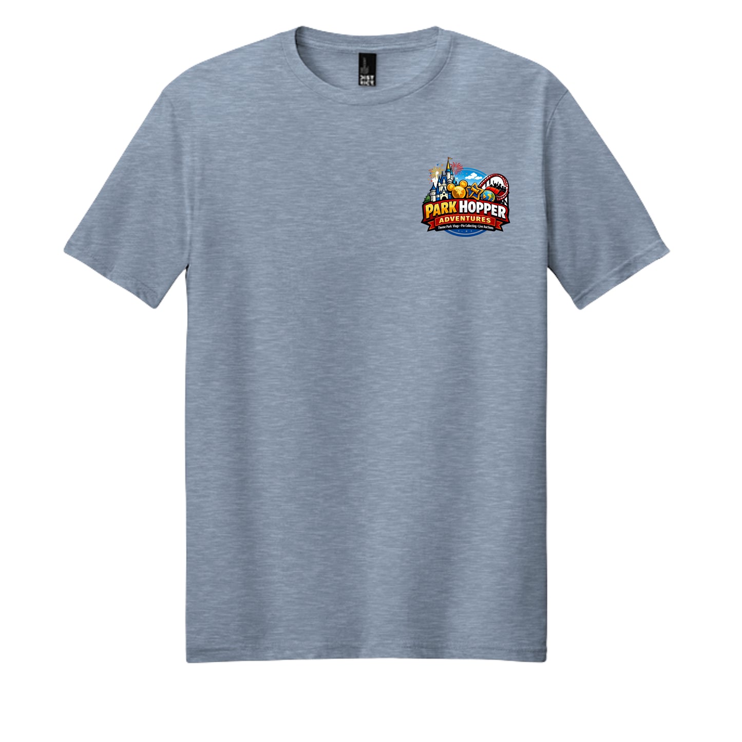 Flint Blue Heather - DM108 - FRONT