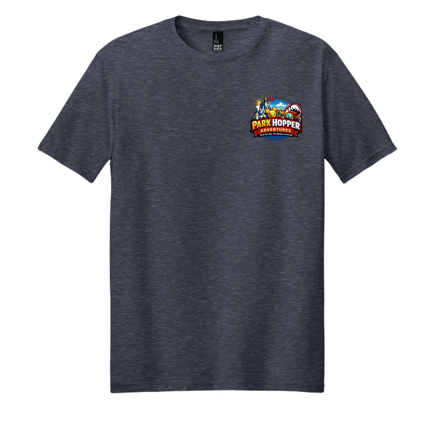 Heathered Navy - DM108 - FRONT