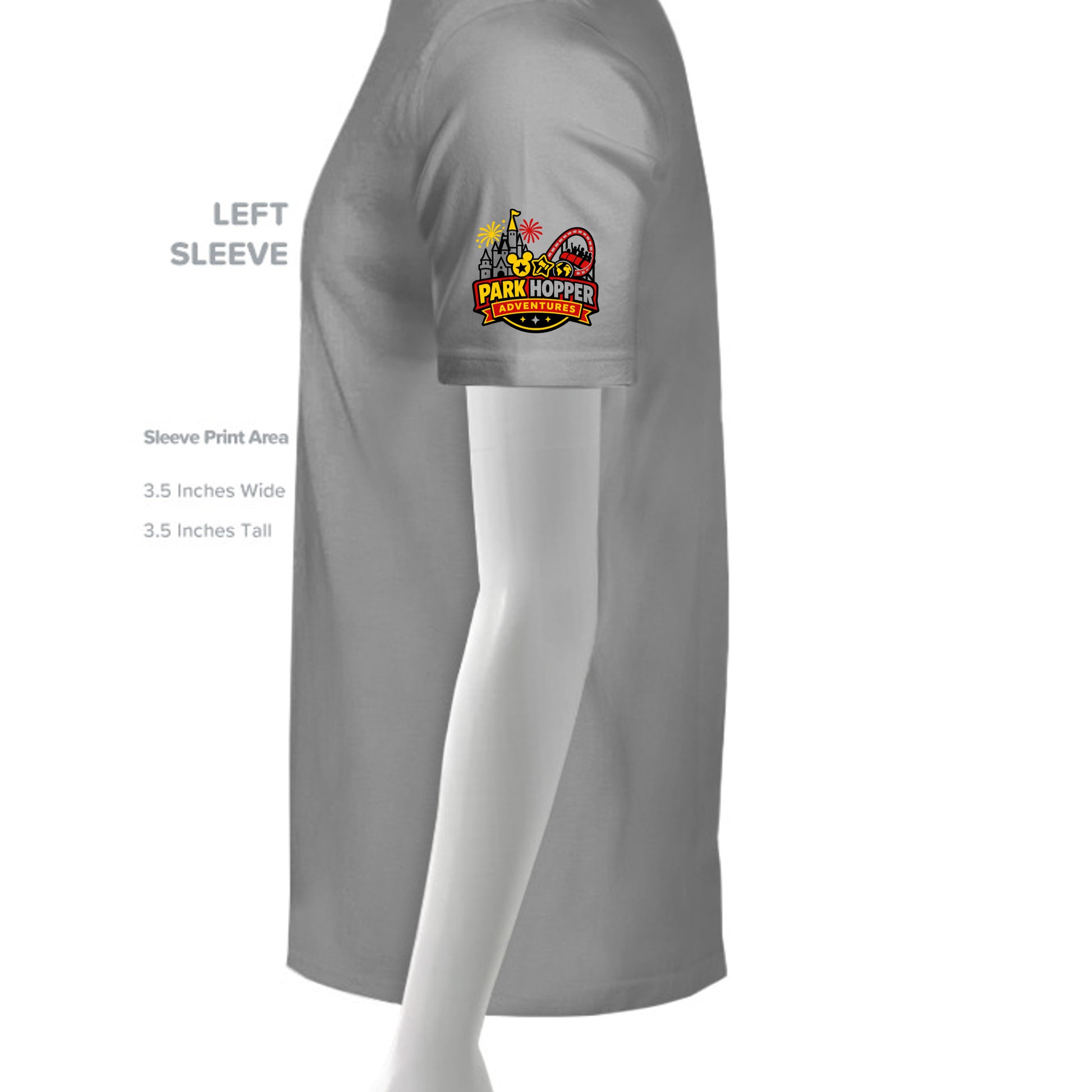 HTHR GRAY/ BLACK - 3604 - SLEEVE_LEFT