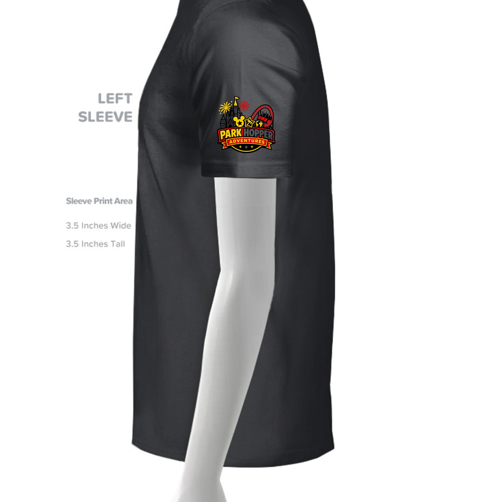 BLACK/ NATURAL - 3604 - SLEEVE_LEFT